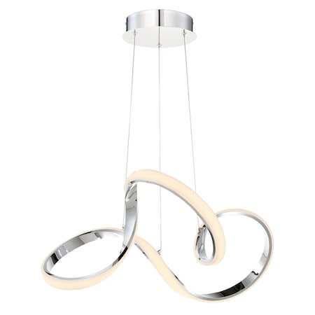 Vornado 23in LED Pendant 3000K In Chrome